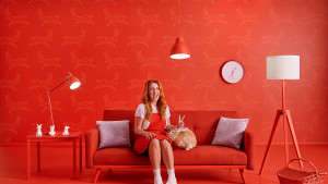Nimble's Millennial Ash and pet rabbit Rodney