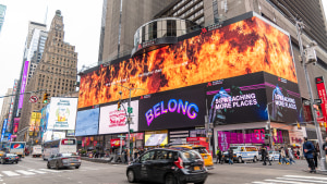 NSW Rural Fire Service takes over NYC Times Square 