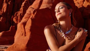 The wild calls Leila George in Paspaley campaign via 72andSunny