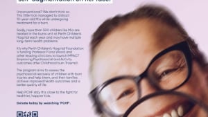 Perth Children's Hospital Foundation first brand campaign ‘This Close to the Fight’ via Wildlings 