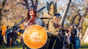 Jetstar's medieval 21st birthday via Thinkerbell