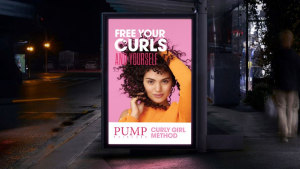 First Pump Curly Girl ad launches via Lionize