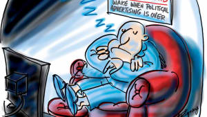Rigney: Wake when political advertising is over 