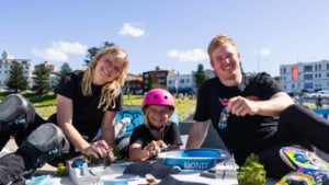 Hot Wheels Skate shrinks Bondi's skate park via Thinkerbell