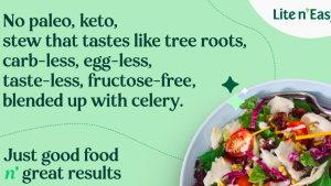 Lite n’ Easy's ‘Just good food n’ great results’ via Hardhat