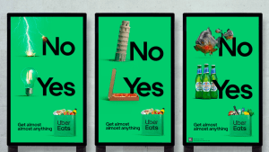 Uber Eats' new 'Get almost, almost anything' via Special Australia 