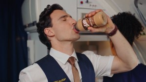 Is it a bird? Is it a plane? No it's a new Dare Iced Coffee campaign Via Thinkerbell