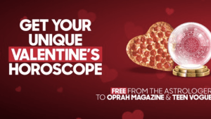 Pizza Hut gives personal horoscope readings for Valentine's Day via The Wired Agency