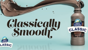 Dairy Farmers shows why its chocolate milk is 'classically smooth' via AJF