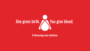 The Red Cross asks partners of pregnant women to give blood