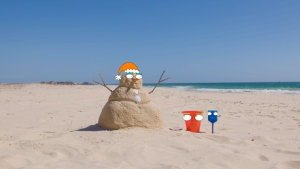 Jetstar's 'Seeking Sandmates' via Thinkerbell 