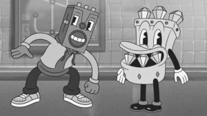 Broker Stake with a black and white animated campaign via Bear Meets Eagle On Fire