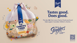 Steggles '2026 Charity Chook’ via Clemenger BBDO 