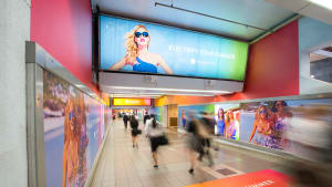 Adshel and Sunglass Hut makeover Martin Place