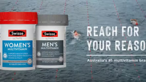 Swisse launches 'Reach for your reason' via Clemenger