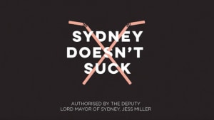 Sydney says cya to straws in new campaign