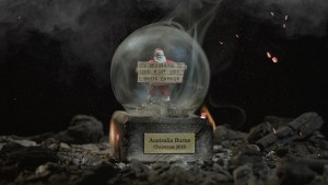 Greenpeace targets climate change blockers with ash filled Christmas snow globes