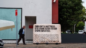 Howatson+Company and 10:PM turn abandoned mattresses into media