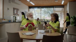 Australia Post and Nick the intern this Christmas via The Monkeys