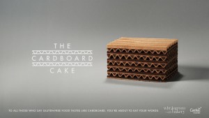 Wholegreen Bakery's 'The Cardboard Cake' via The Hallway 