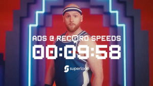 Superloop's 'Ads at Record Speeds' via Leo Burnett Australia and Zenith Australia 