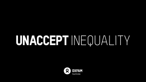 Oxfam Australia's 'Unaccept Inequality' via Bullfrog
