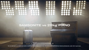 Samsonite proves its seriously tough via TRP