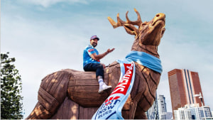 Tooheys smuggles blues support into Queensland in a trojan stag via Thinkerbell