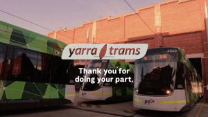 Yarra Trams celebrating the journey again via Helsinki Agency