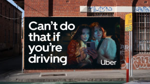 Uber ‘Can’t do that if you’re driving’ via Special