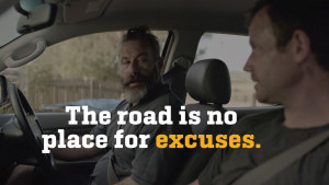Real car crash victims star in road safety government push