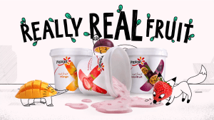 Yoplait celebrates Really Real Fruit via AJF