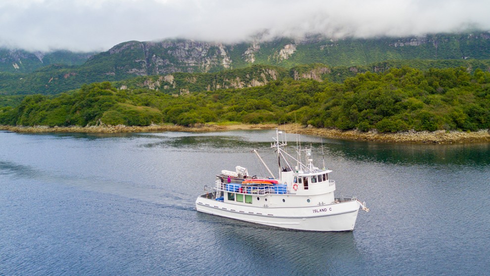 The ultimate go-anywhere mini expedition ship.