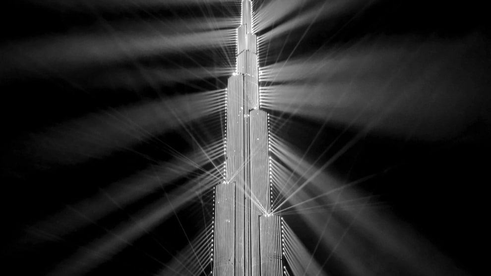From the earth to the sky. I proved the world that the sky is the limit. Nothing is impossible. I stand before you, shining brightly at night like nothing has ever shined before, to show you hard work and dedication is the key to success; it can make you into something so extraordinary that the world WILL NEVER FORGET. Everybody knows me as the tallest building in the world. Remember even if I might not be the last to stand tall, I will never be forgotten. I am the iconic Burj Khalifa.