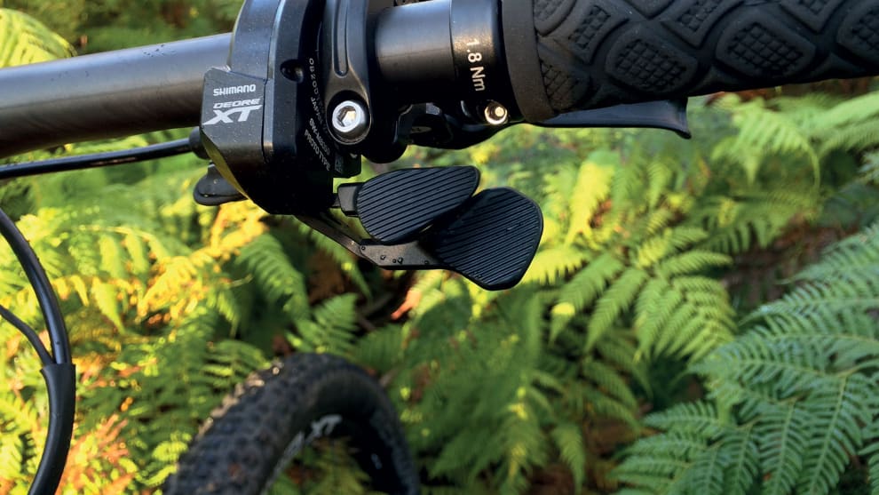 Di2 shifters are quite slim when compared to their mechanical counterparts.