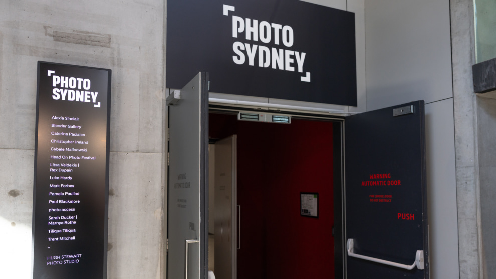 Entry to Photo Sydney. Photo &copy; Tim Levy