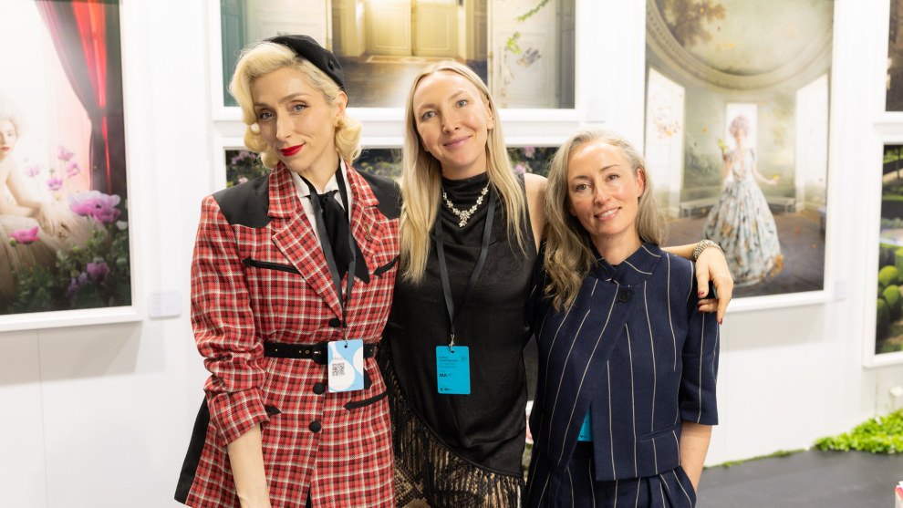 Katerina Tsompanis (The Photographic Gallery &ndash; Sydney), Cybele Malinowski, Alexia Sinclair. Photo &copy; Tim Levy