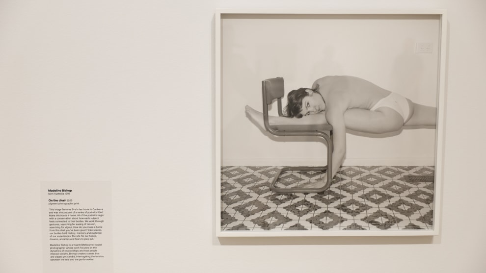 On the chair, 2025. Photo: Madeline Bishop. The National Photographic Portrait Prize 2026. Image: Tim Levy