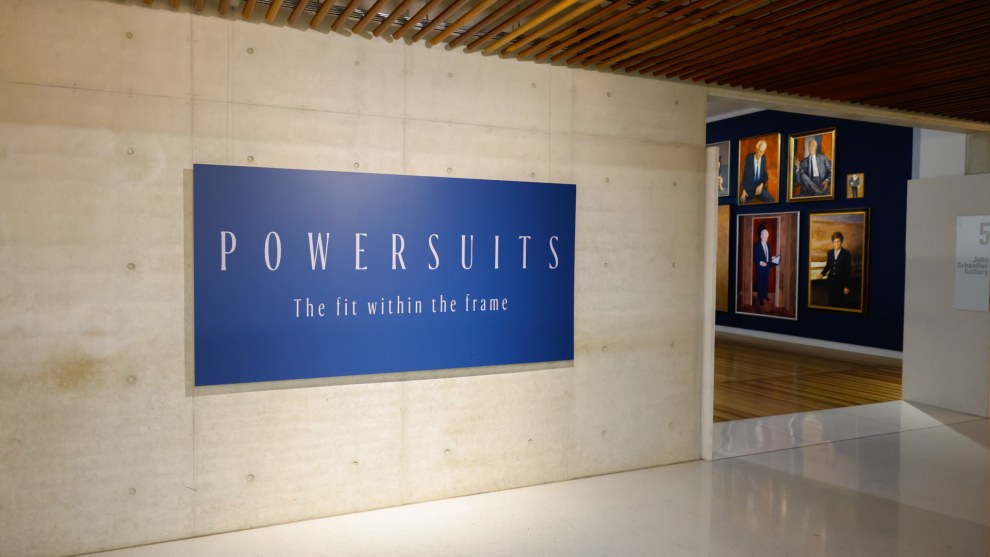 Power Suits exhibition. Image: Tim Levy
