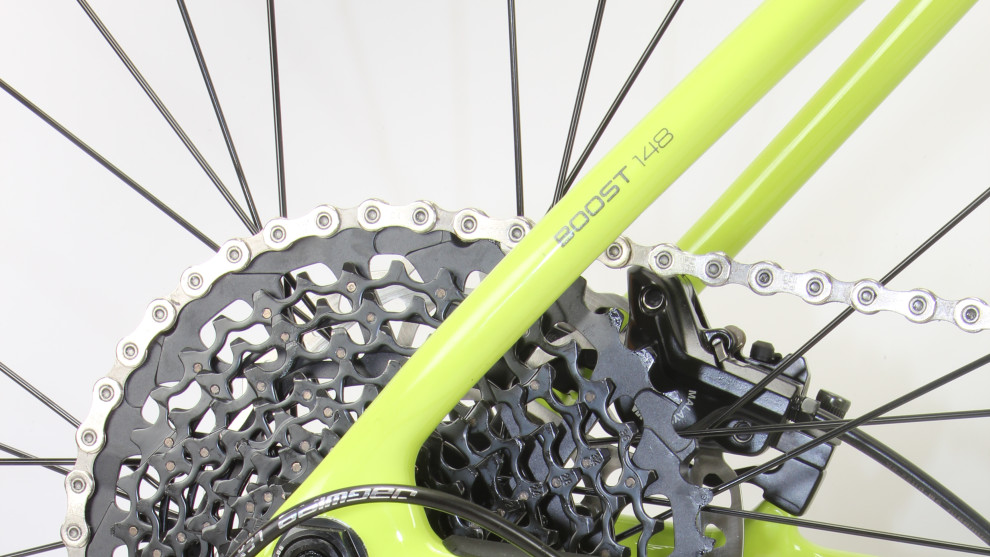 The GX drivetrain offers similar features and performance to the more up up-market 1X11 SRAM component group.