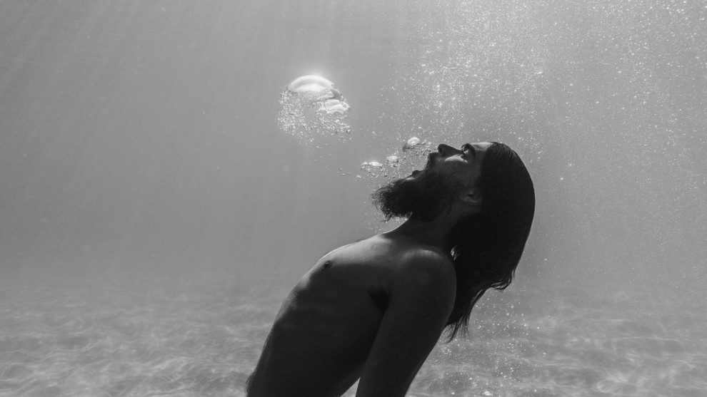 &copy; Trent Mitchell, Australia, Shortlist, Professional, Sport (Professional competition), 2019 Sony World Photography Awards.
Inner Atlas, Robert Sherwood 2018.
Regarded as an art form, the sport of bodysurfing is one of the most primitive forms of wave riding. Historically celebrated for performances above the water surface, I felt intrigued to explore the rider's interaction with the power of the sea from an immersive perspective below. What does it feel like to be there, moving at the perfect speed, intimately connecting with the dynamics of the sea? To ride the formless edge between fear and joy in a single breath? I discovered a physical and emotive space where man, movement and energy fuse during a journey of self-discovery and inner harmony.