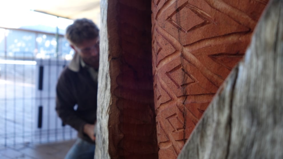 Detail of Beehive, home to many.