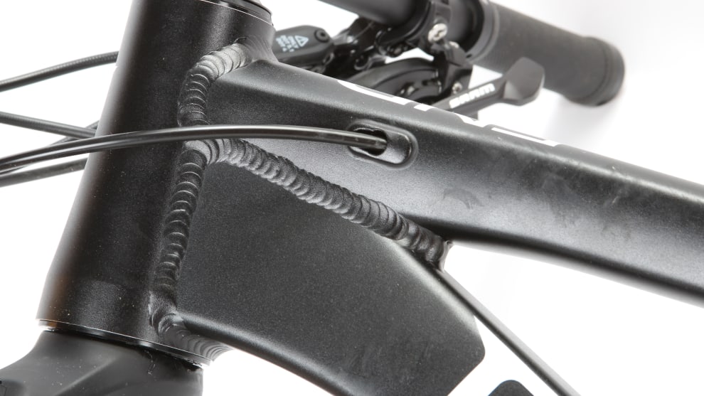 Tidy welds and a stealthy matte anodised finish&mdash;cable entry ports are on the small side however.