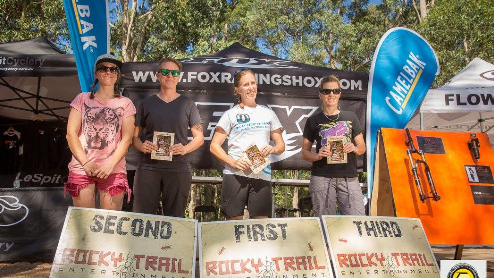 Racing was also tight for the Elite Female podium.