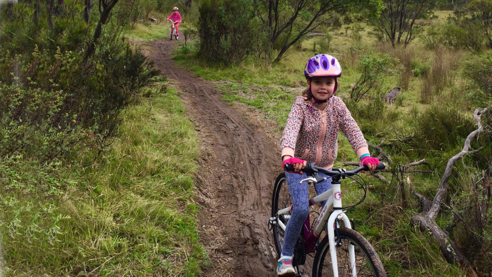 The existing Valley Trail is a great introduction to mountain biking for kids.