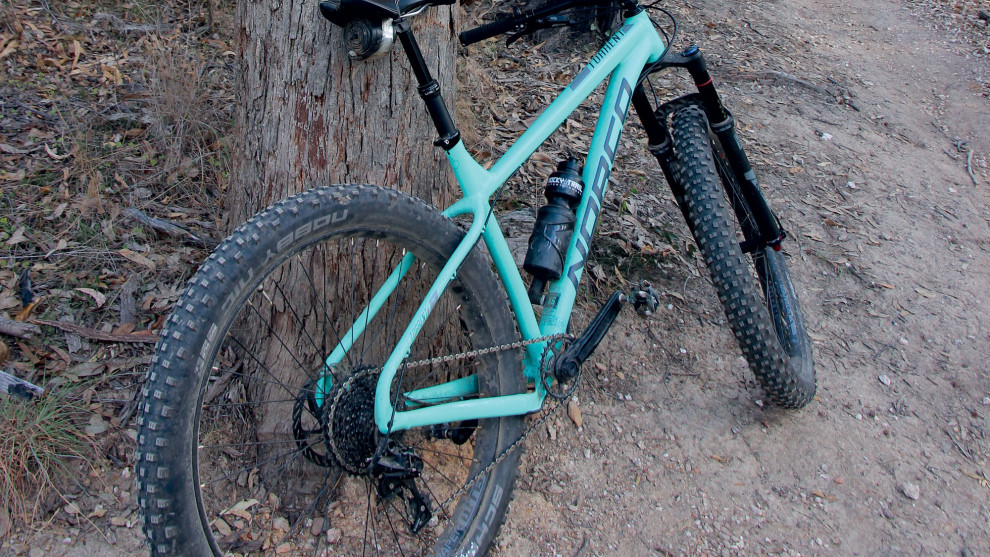 With enhanced traction and a bit of added bounce, plus tyres can make the simple hardtail a more palatable option for trail riding.