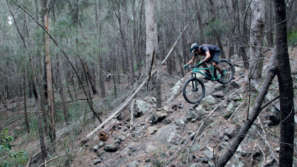 In its element; plus bikes let you ride rugged trails with confidence, just watch out for sharp rocks if you're using lightweight plus tyres.