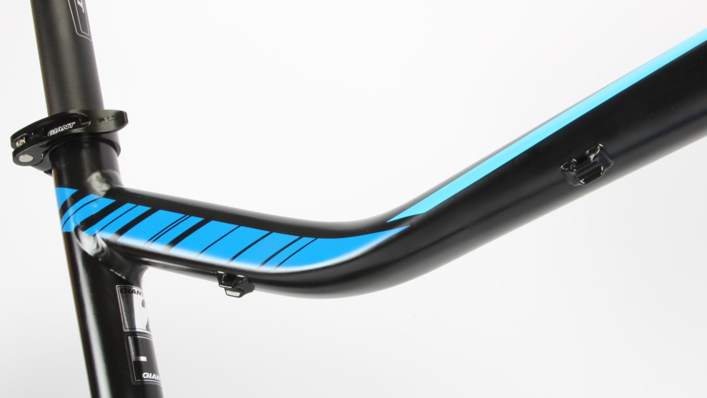 <p>Giant even thought to include cable guides for a remote adjustable height seatpost - nice!</p>