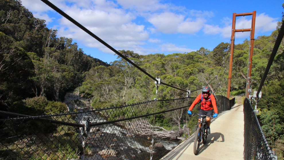 There are some impressive bridges on the upper TVT &mdash; an indication of how serious the NPWS is about this trail, as they've committed some serious funding to it.