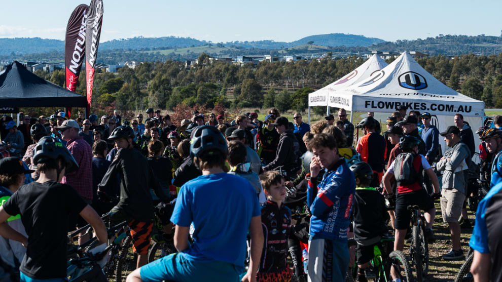 Race briefing ahead of the action.
Photo: OuterImage.com.au